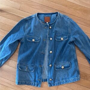 Anine Bing Blue Denim Jacket
